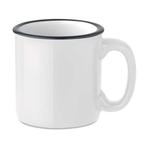 Ceramic vintage mug 240 ml Tweenies - White