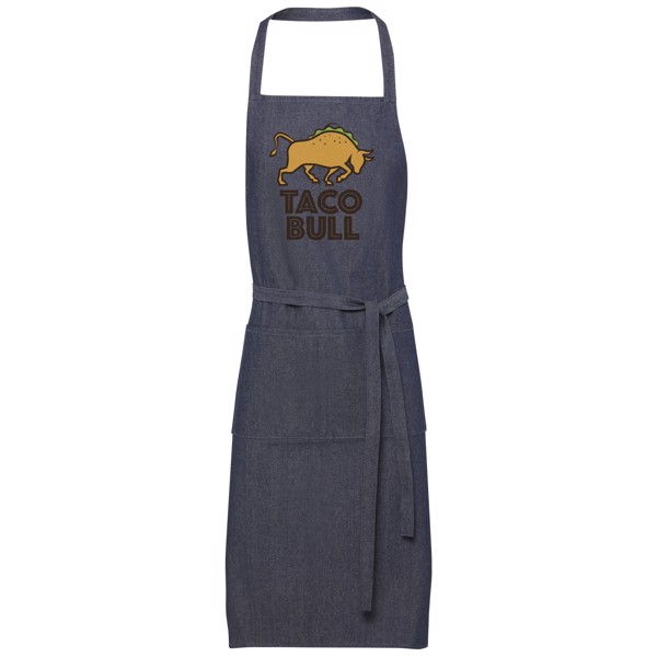 Jeen 200 g/m² recycled denim apron - Dark Blue