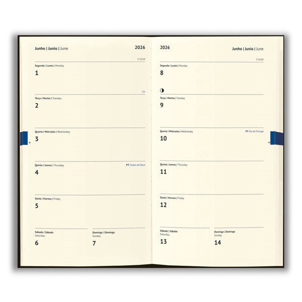 POMAR POCKET. Agenda em cortiça