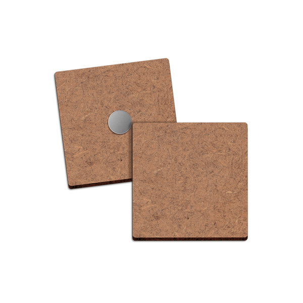 MAGNET SUR-MESURE MDF EP 3 mm AVEC AIMANT NÉODYME AU DOS (40cm2maxi) - Echantillon