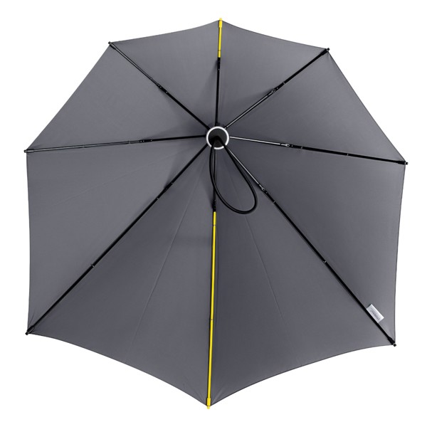 STORMaxi - Parapluie tempte arodynamique - Manuel - Impermable au vent -  92 cm - Gris