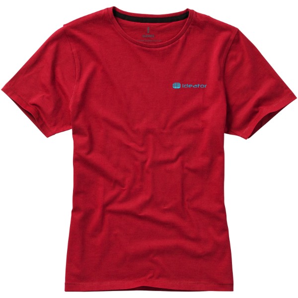 Camiseta de manga corta para mujer "Nanaimo" - Rojo / XS