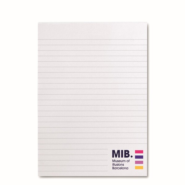 A6 size writing pad (EU made) - Full colour