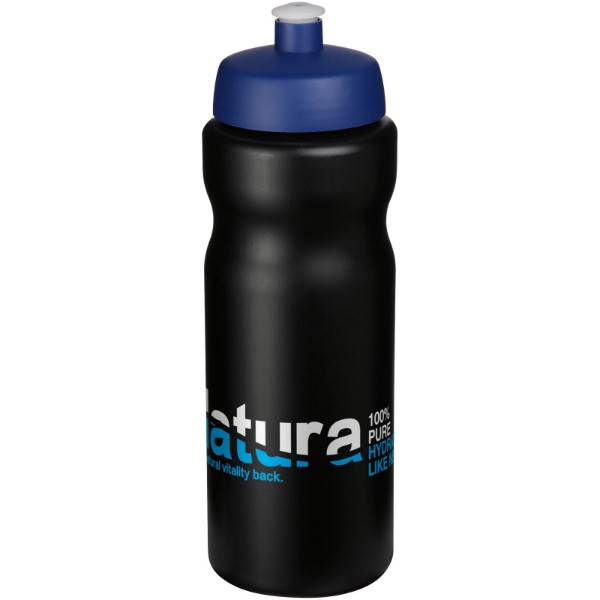 Bouteille de sport Baseline® Plus 650ml - Noir / Bleu