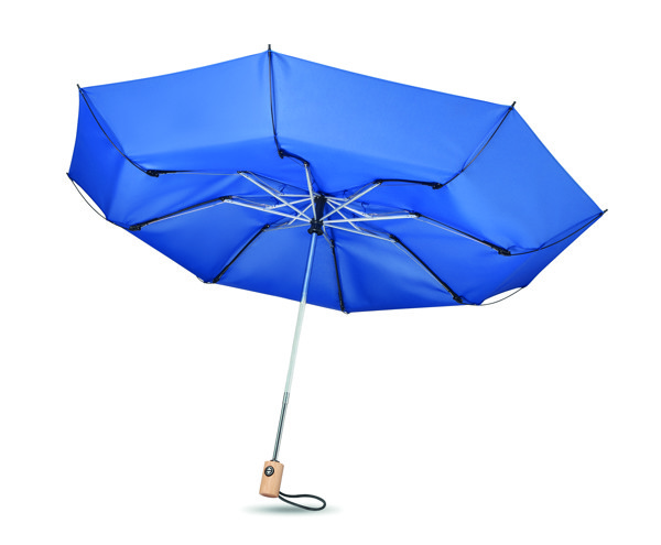 23 inch 190T RPET umbrella Leeds - Royal Blue