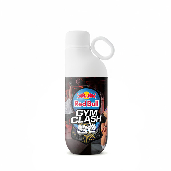 HOOKIPA M - 360° - BND877M - Bouteille et gobelet 2 en 1 (500 ml / 370 ml) Double paroi en acier inoxydable recyclé et ABS