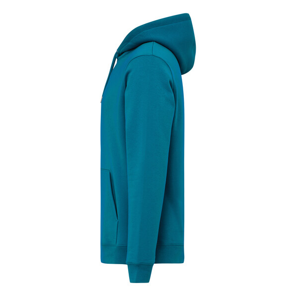 Mikina s kapucí IQONIQ Joshua z recyklované bavlny - Dark Teal / S