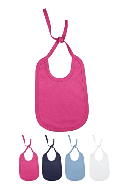 Babies' Cotton Bib - White