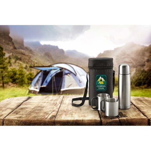 DURANT. Ensemble thermos et mug en acier inoxydable