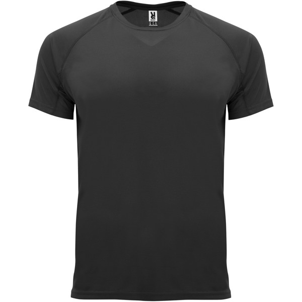 T-shirt de manga curta desportiva para homem Bahrain - Preto