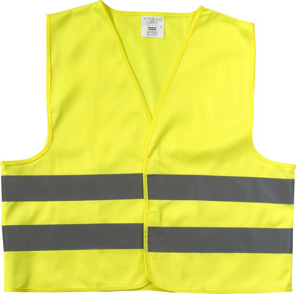 Polyester (75D) safety jacket - Yellow / XS