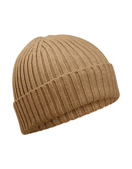 Organic Cotton Kids Beanie - Biscuit / One Size
