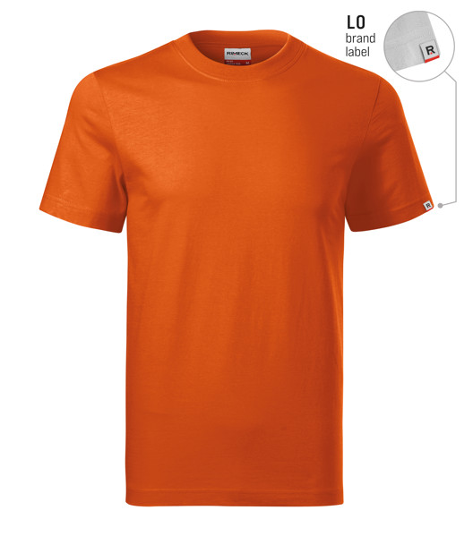 Tričko Unisex Rimeck® Base - Oranžová / L