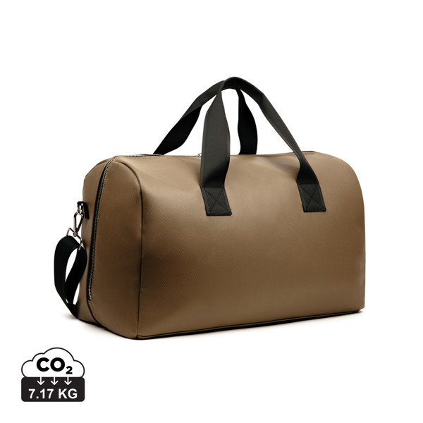 VINGA Bermond RCS recycled PU weekend bag Brown