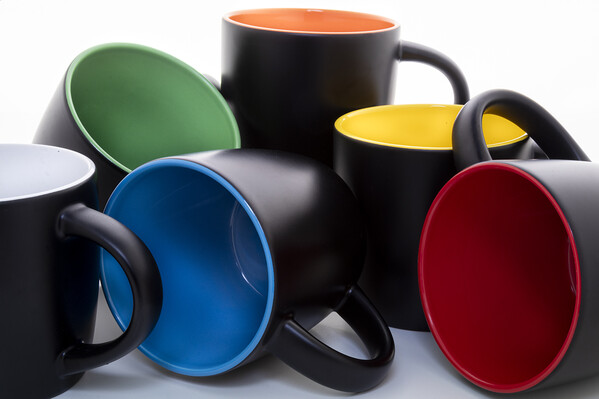 Mug Sculptus - White / Black