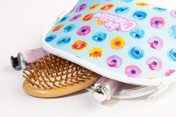 Custom Rpet Cosmetic Bag CreaBeauty Soft M - White