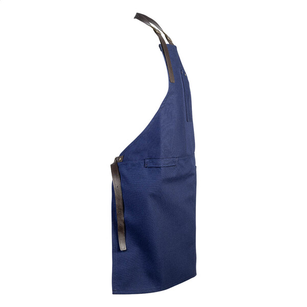 Tablier de cuisine en coton James - Bleu Foncé