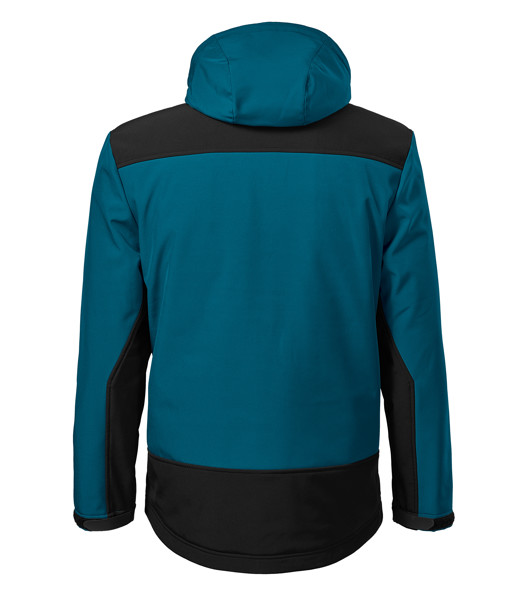 Zimná Softshellová Bunda Pánska Rimeck® Vertex - Petrol Blue / M