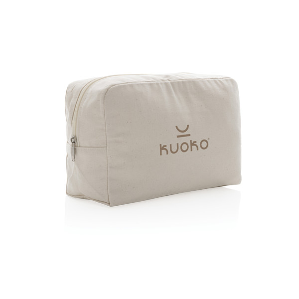 Impact Aware™ 285 gsm rcanvas toiletry bag undyed - Off White