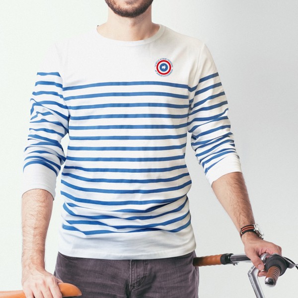 Marinière  Mat'LO - BLEU MARINE/ROUGE / L