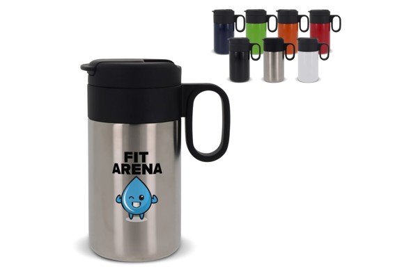 Thermo bottle Flow with handle 250ml - White