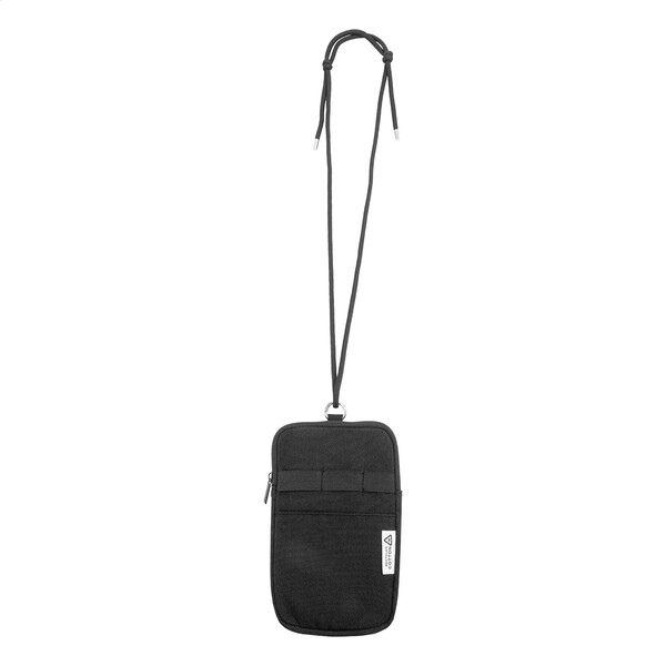 Újrahasznosított Vászon Mobiltartó Oldaltáska CanvaFon - Black