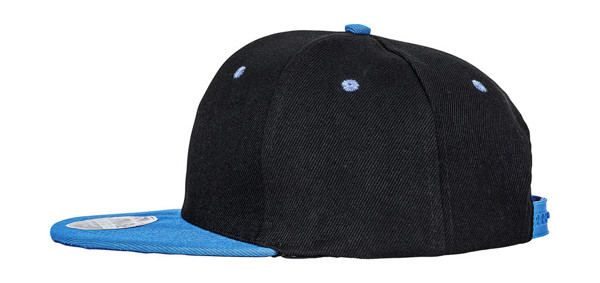 Bronx Original Flat Pzak Dual Cap - White / Black / ONE SIZE
