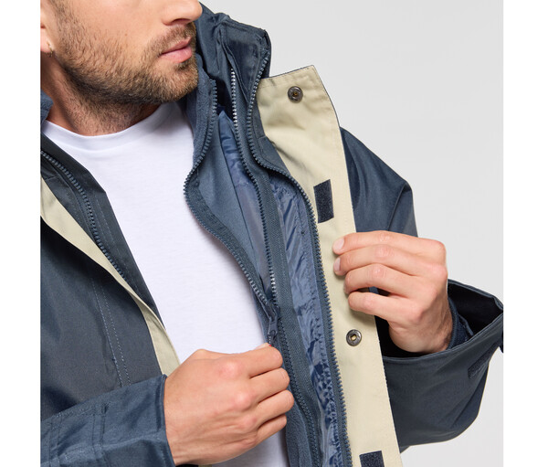 Veste 3 en 1 avec blouson polaire - BLACK / POLAIRE CHARCOAL / XL