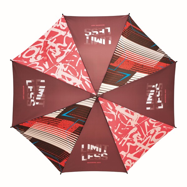 Allover-Druck Regenschirm 23" (⌀ 102cm). Automatische Öffnung, EVA-Griff - Full Color