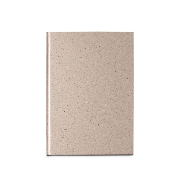 TEAPAD RIGID. Bloc-notes A5 avec couverture rigide fabriquée à partir de déchets de feuilles de thé (65%)