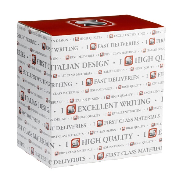 Stilolinea Raja Chrome pen - white / Blue