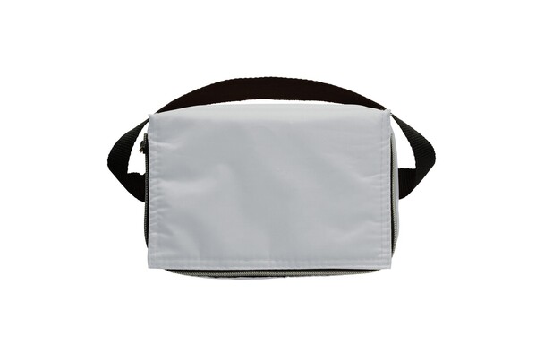 Koeltas met rits klein 20 x 12.5 x 13 cm - Wit