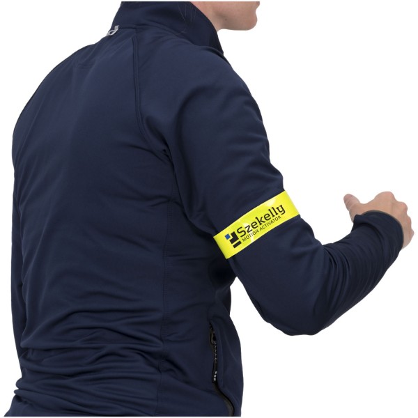 Brassard slap RFX™ réfléchissant de 44 cm en PVC - Jaune néon