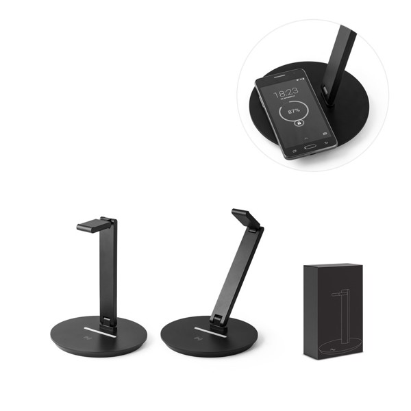 PS - GERST. ABS headphone stand with built-in wireless charger