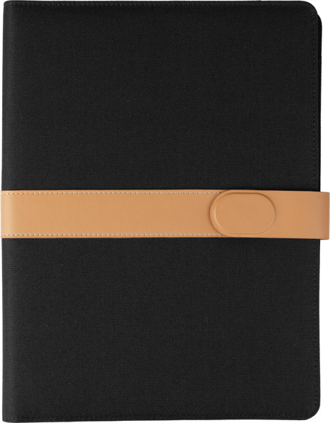Porta documentos rPET dobrável A4 Sven - Black