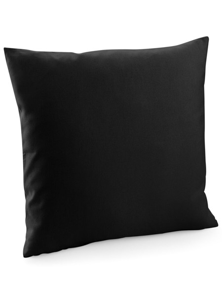 Fairtrade Cotton Canvas Cushion Cover - Black