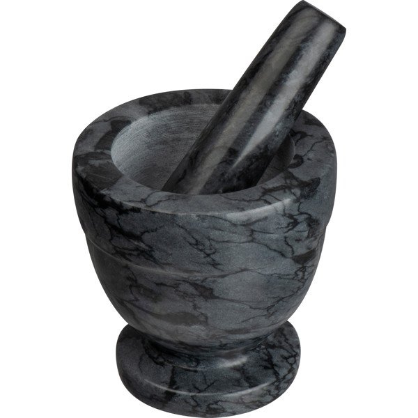 Mojar din marmură - Anthracite