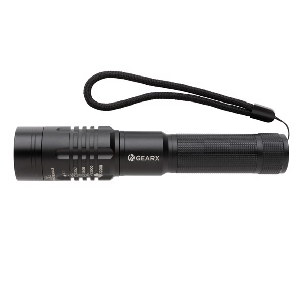 GearX torch 1000 lumen, 2000 mAh battery