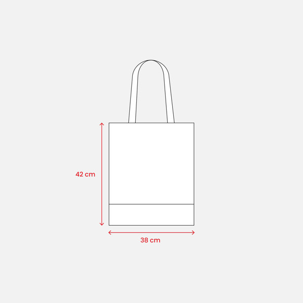 135G/M2 Cotton Shopping Bag, Cork Base, Long Handles