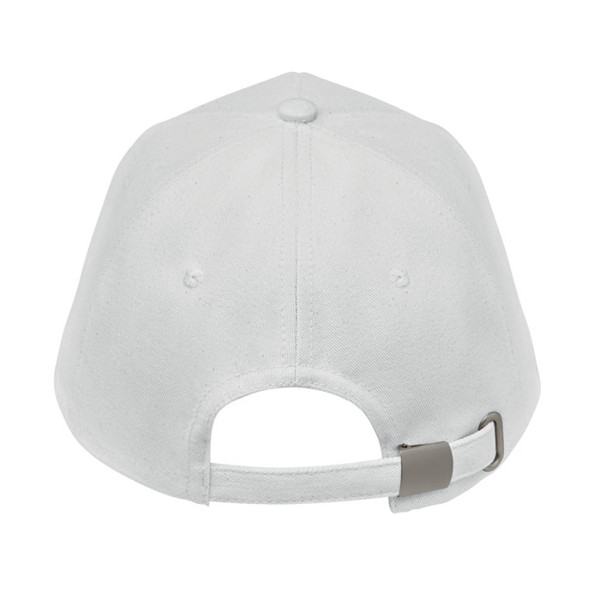 Boné baisebol algodão orgânico Bicca Cap - Branco