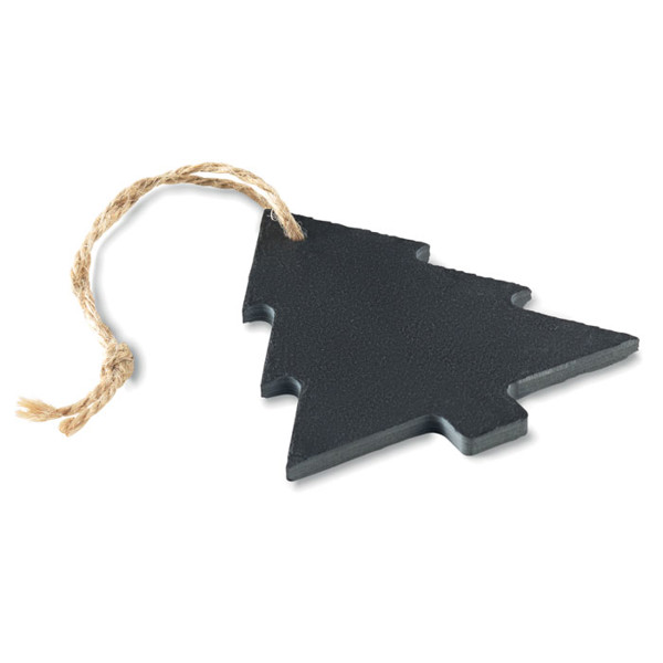 Slatetree xmas hanger, slate, 100x85 mm