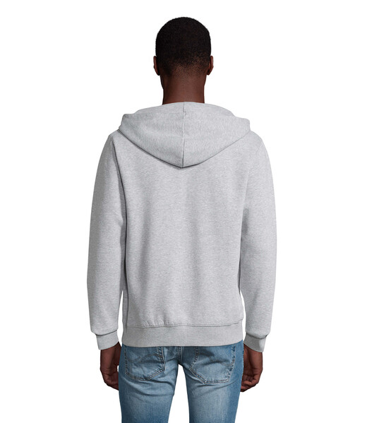 SPIKE MEN VESTE ZIP CAPUCHE - Gris Chiné IiM