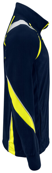 2328 Fleecejacket Navy/Yellow 4XL