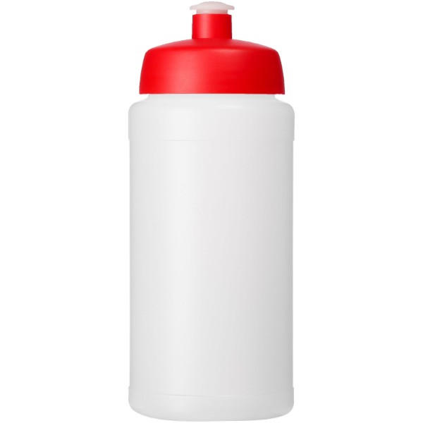 Bouteille de sport Baseline® Plus 500ml couvercle sport - Translucide / Rouge
