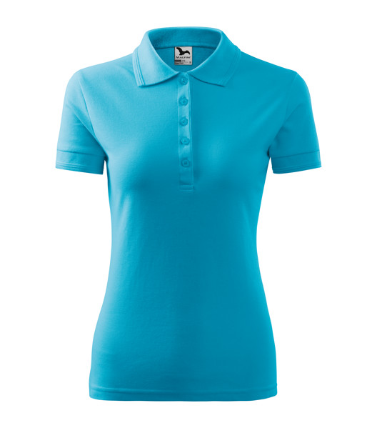 Polokošile Dámská Malfini® Pique Polo - Tyrkysová / 2XL