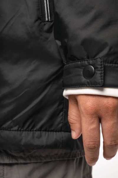 Unisex Hooded Jacket With Micro-Polarfleece Lining - Silver / 2XL