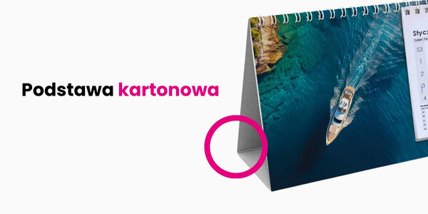 Kalendarz biurkowy spiralowany standard