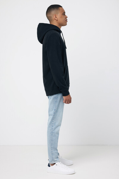 Micro fleece mikina Iqoniq Trivor z recykl. polyesteru - Čierna / XXL