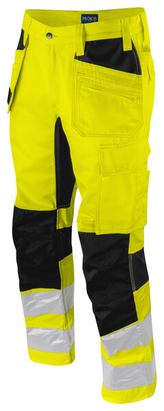 6570 Waistpant Stretch Yellow/black D112