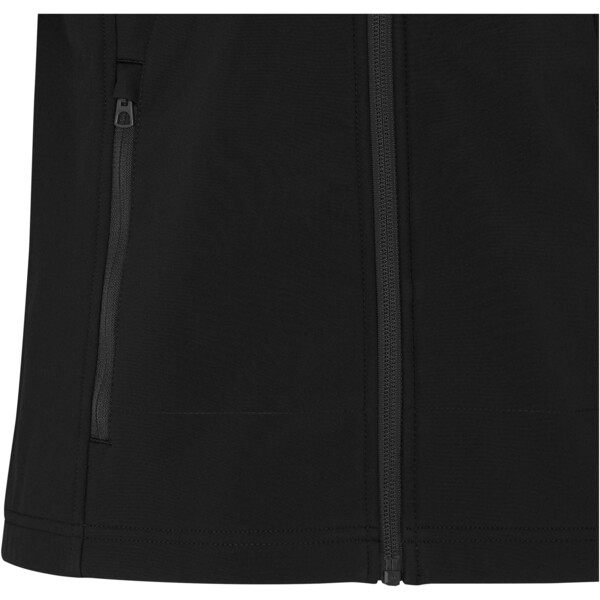 Langley women's GRS recycled softshell jacket - Black / XS